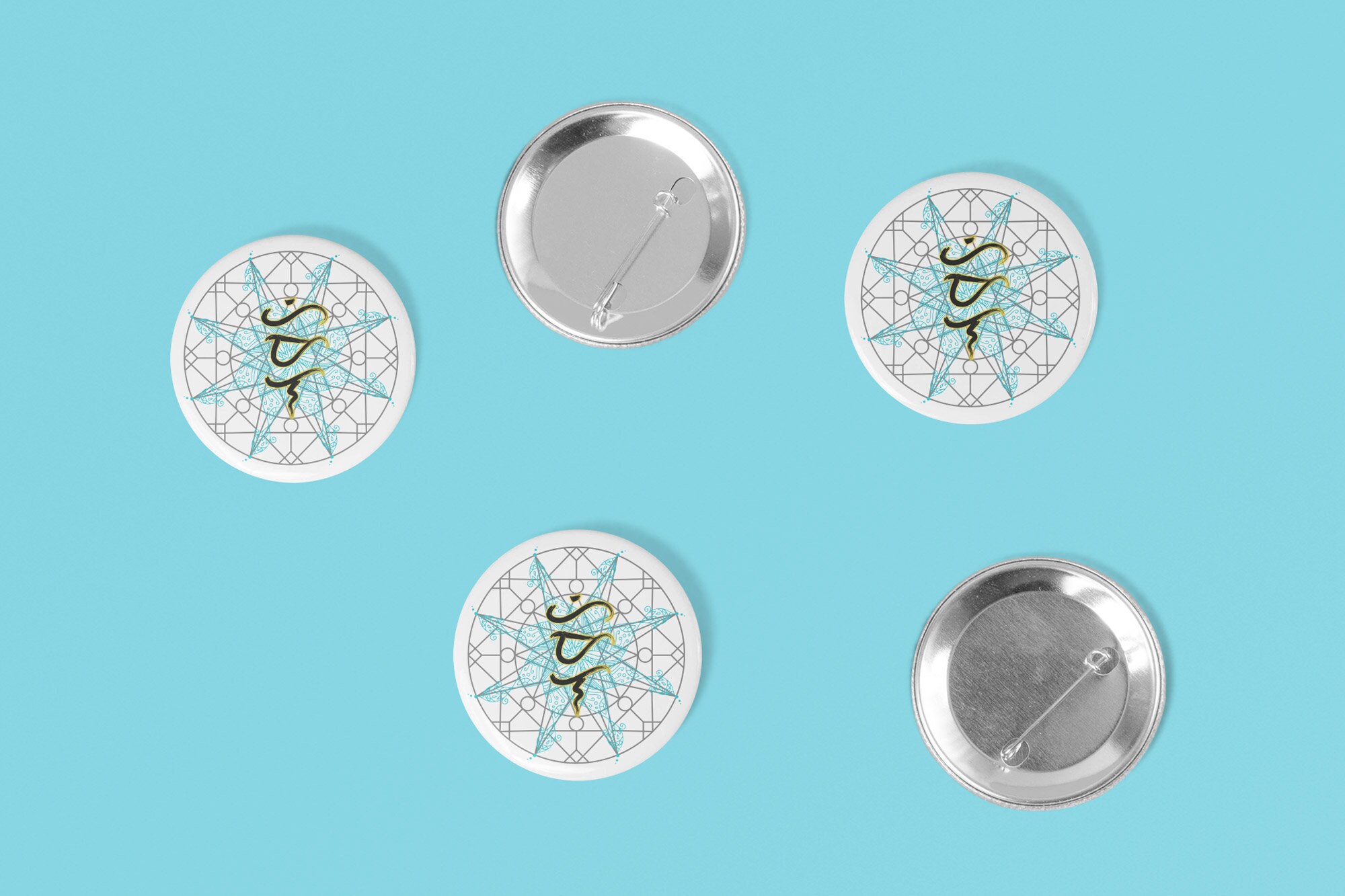 Set of 5 Baybayin Philippines Tribal Buttons - Pinagpala & Himala ...