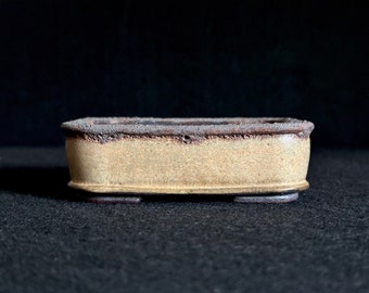 Small rectangular bonsai pot 11 x 8.5 cm