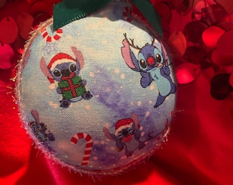 Disney Ornament | Mele Kalikimaka | Stitch Christmas