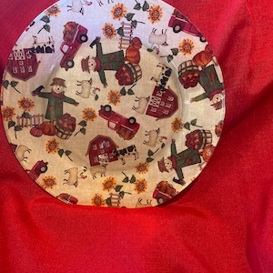 Fall Farm Festive  Decorative Plate