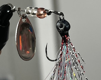 Spinner In-line (rooster tail-like) single hook