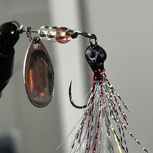 Spinner In-line (rooster tail-like) single hook