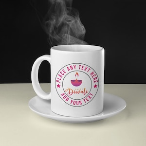 Personalized Diwali mug Gifts Diwali Gift for Him Diwali Gifts for Her Custom made Diwali mug Diwali Celebration Diwali Festival