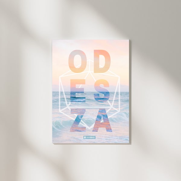 ODESZA Sunrise Print, Wall Art, Home Decor, Music Inspired Print