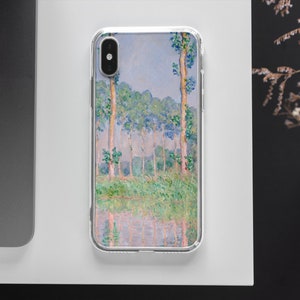 Claude Monet Phone Case Painting Cover fits for iPhone 14 13 12 11 Pro Max Mini iPhone 7 8 Plus XR Samsung Galaxy S23 S22 S21 S20