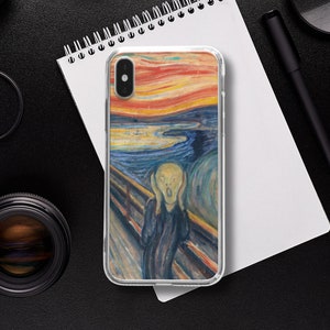 Spooky Edvard Munch Halloween Phone Case for iPhone & Samsung Models