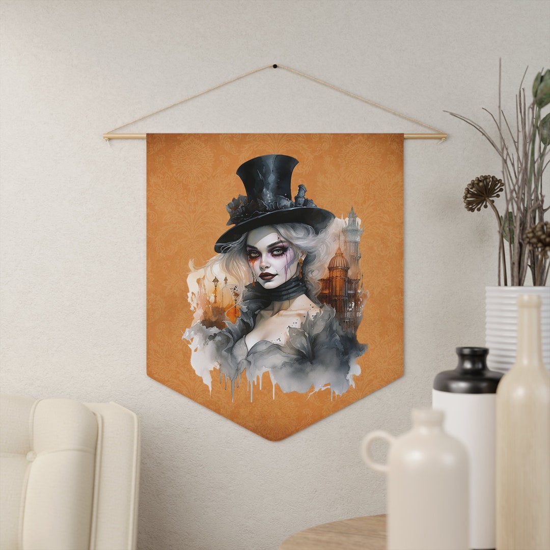 Vintage Halloween Wall Decor Halloween Gift Halloween Wall Etsy