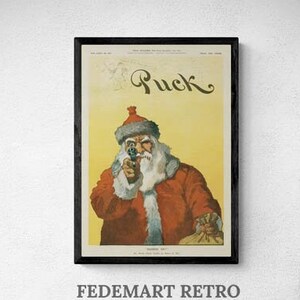 Were you good this year? | DOWNLOAD digitally restored image from a vintage poster | PRINT awesome retro poster | Magical Christmas gift