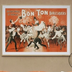 Vamos todos, aplaudan / DESCARGAR imagen restaurada digitalmente de un póster antiguo / IMPRIMIR póster retro impresionante / Sonido de regalo