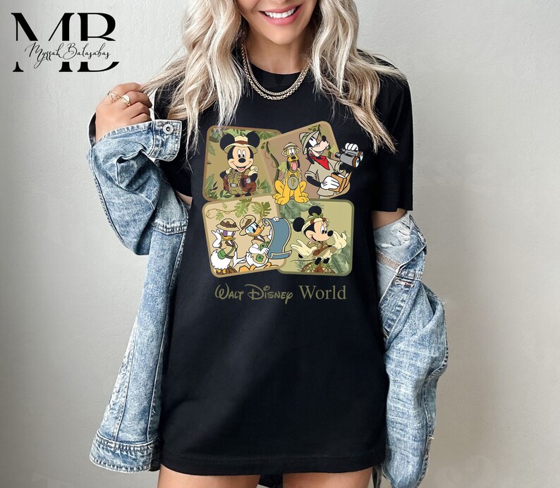 Disney Animal Kingdom Shirt, Vintage Animal Kingdom Shirt, Mickey