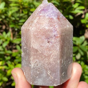 Pink Amethyst Tower from Brazil