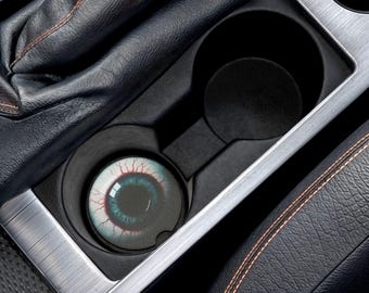 Posavasos de coche de esteatita con forma de ojo