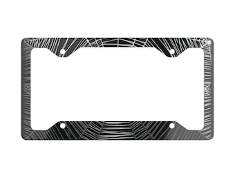 Chrome Web: metalen nummerplaatlijst