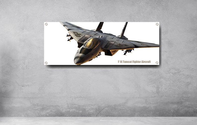 F-14 Tomcat Jet PVC Banner: Garage Showroom Sign - Etsy