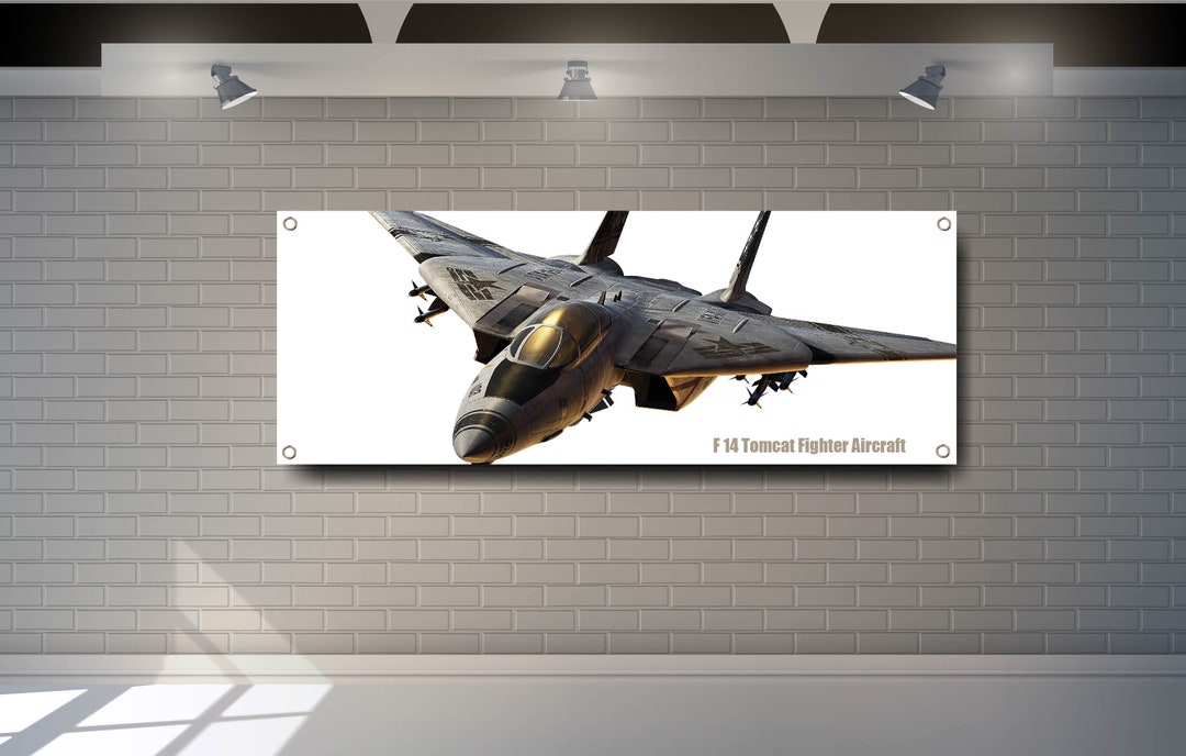F-14 Tomcat Jet PVC Banner: Garage Showroom Sign - Etsy