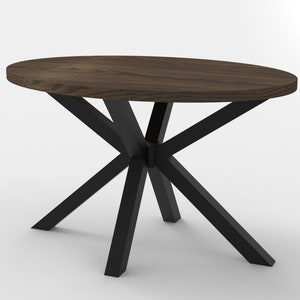 Spider metallbordsben: Pulverlackerad stålbas