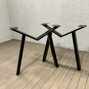 Dining Table Legs, M Shaped Legs, Table Base, Table Pedestal, PAIR of Legs