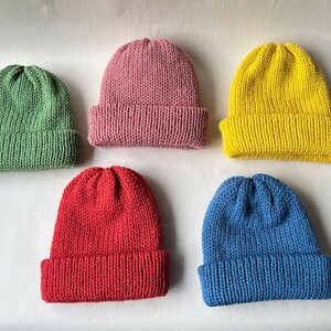 Knitted Baby Boy Baby Girl Hat, Kids Ribbed Winter Beanie, Toddler Wooly Hat, Baby Shower Newborn Gift, Knit Children Hat, Gender Neutral