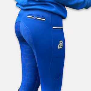 Children’s Blue Horse Riding Leggings