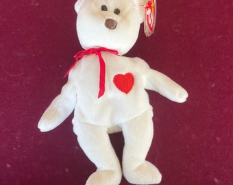 Rare 'Original' Error! Valentino Bear w/ Rare Errors - Ty Beanie Baby | Brown Nose | Mint | +More!