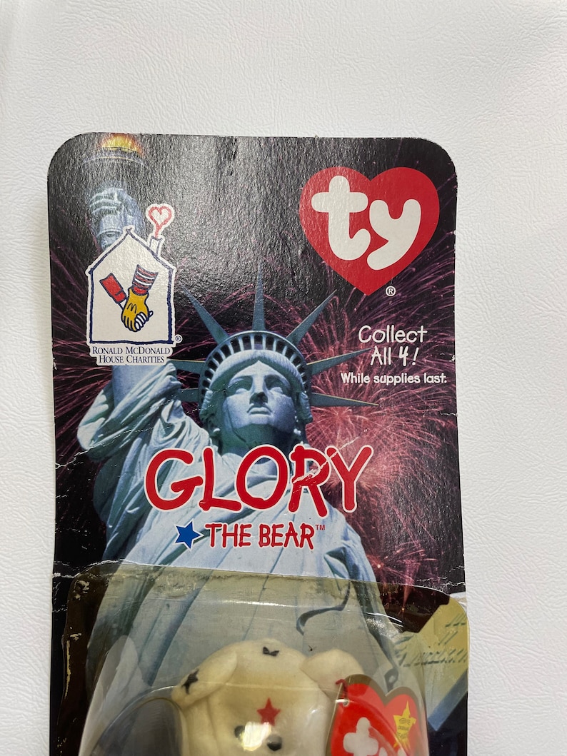 Authentic glory Ty 1997 Beanie Baby, Tag Errors RARE. - Etsy