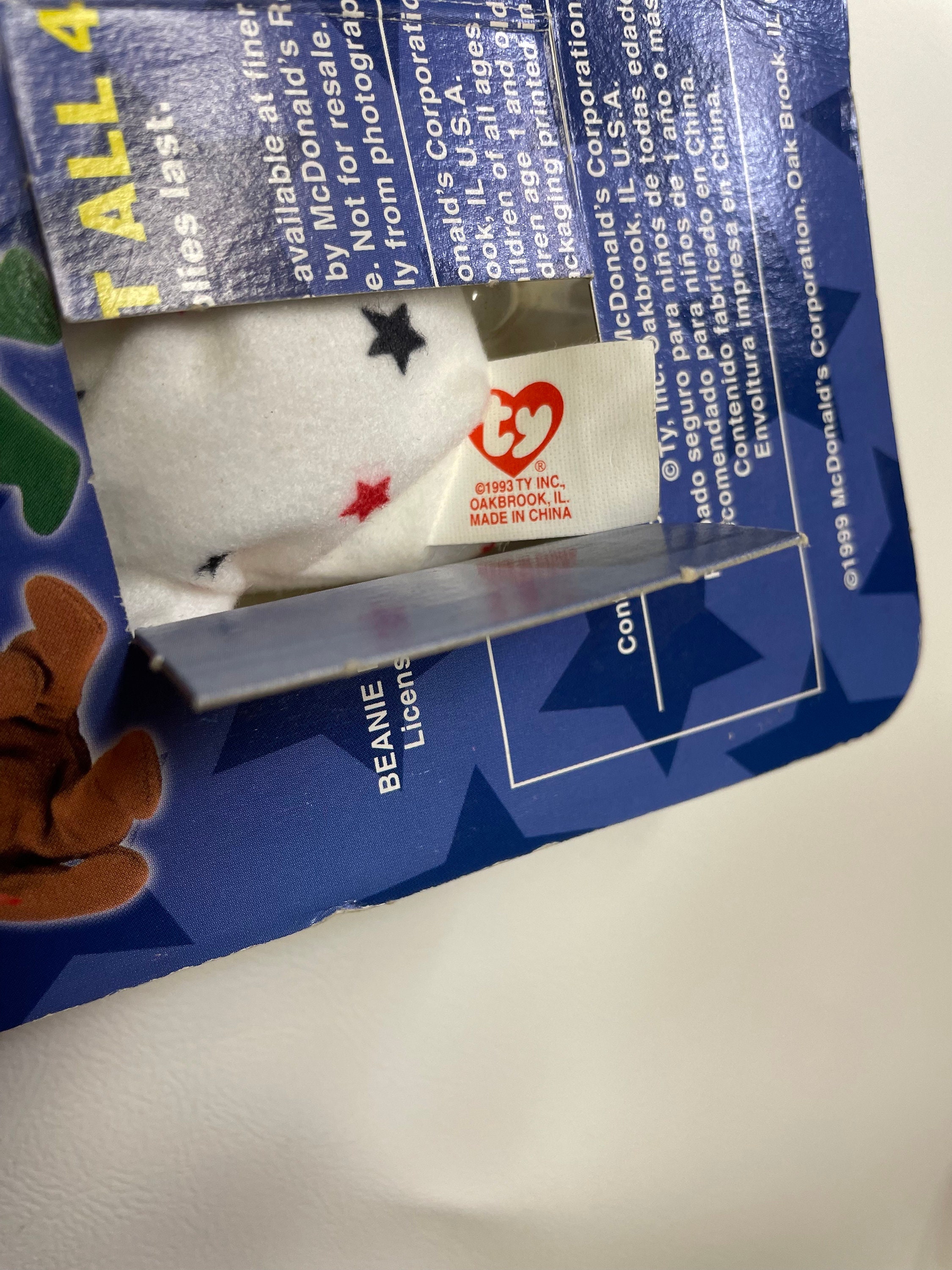 Authentic glory Ty 1997 Beanie Baby, Tag Errors RARE. Etsy