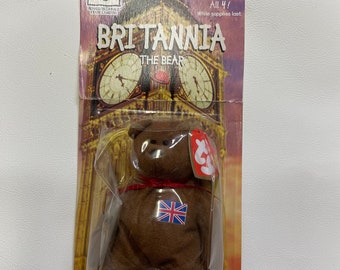 Original TY Britannia Beanie Baby (1997) - Rare Errors