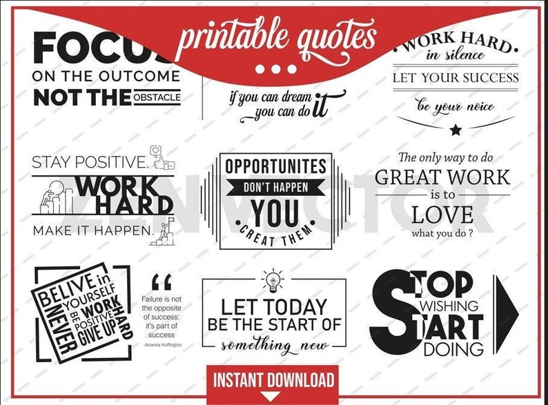 Printable Office Wall Art Set. Wall Art Prints. This Posters Etsy