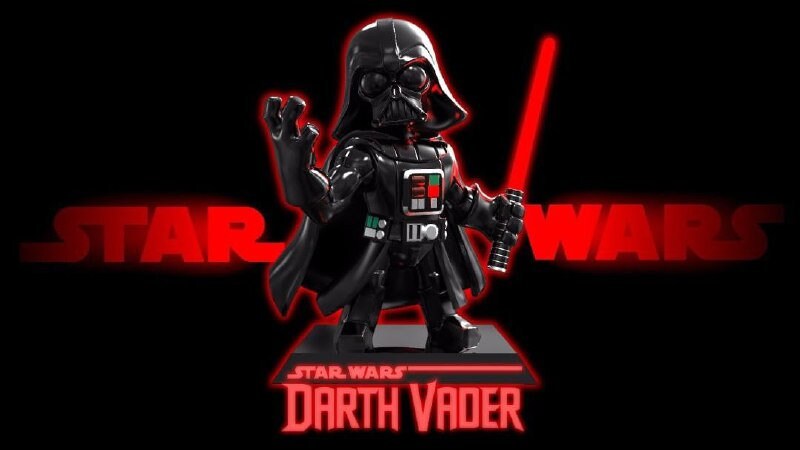Chibi Darth Vader STL File 3D Digital Printing STL File - Etsy España