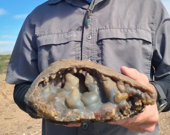 Large Botryoidal Agate Specimen