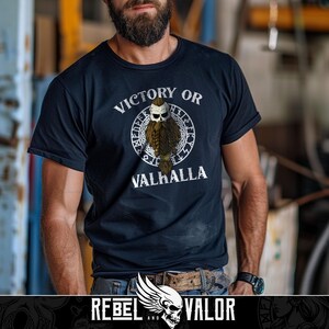 Victory or Valhalla Viking Tshirt,