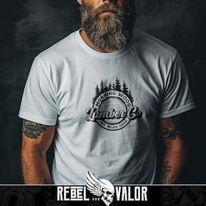 Morning Wood Lumber Co Tshirt, Funny graphic shirts for men, Gift for him, Funny Men's shirt