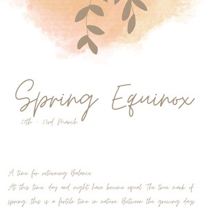 Spring Equinox A3 digital Print