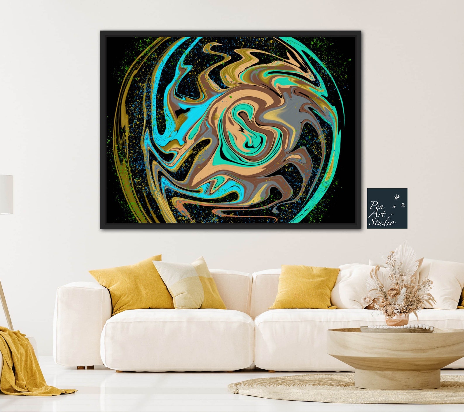 Unique Celestial Extra Large Wall Art Decor, Printable Exploding Star ...