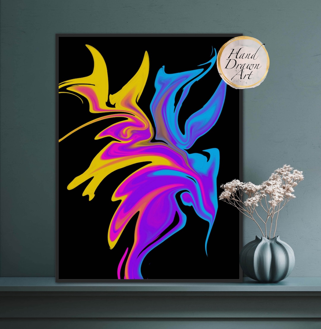 Cute Humming Bird Halloween Preppy Wall Decor, Weird Trippy Art ...