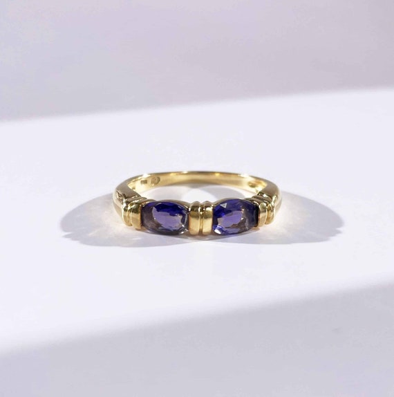 Pièce unique Bague Tanzanite vintage, Bague Tanzan