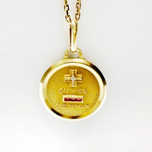 French Augis Love Charm 18k Gold 