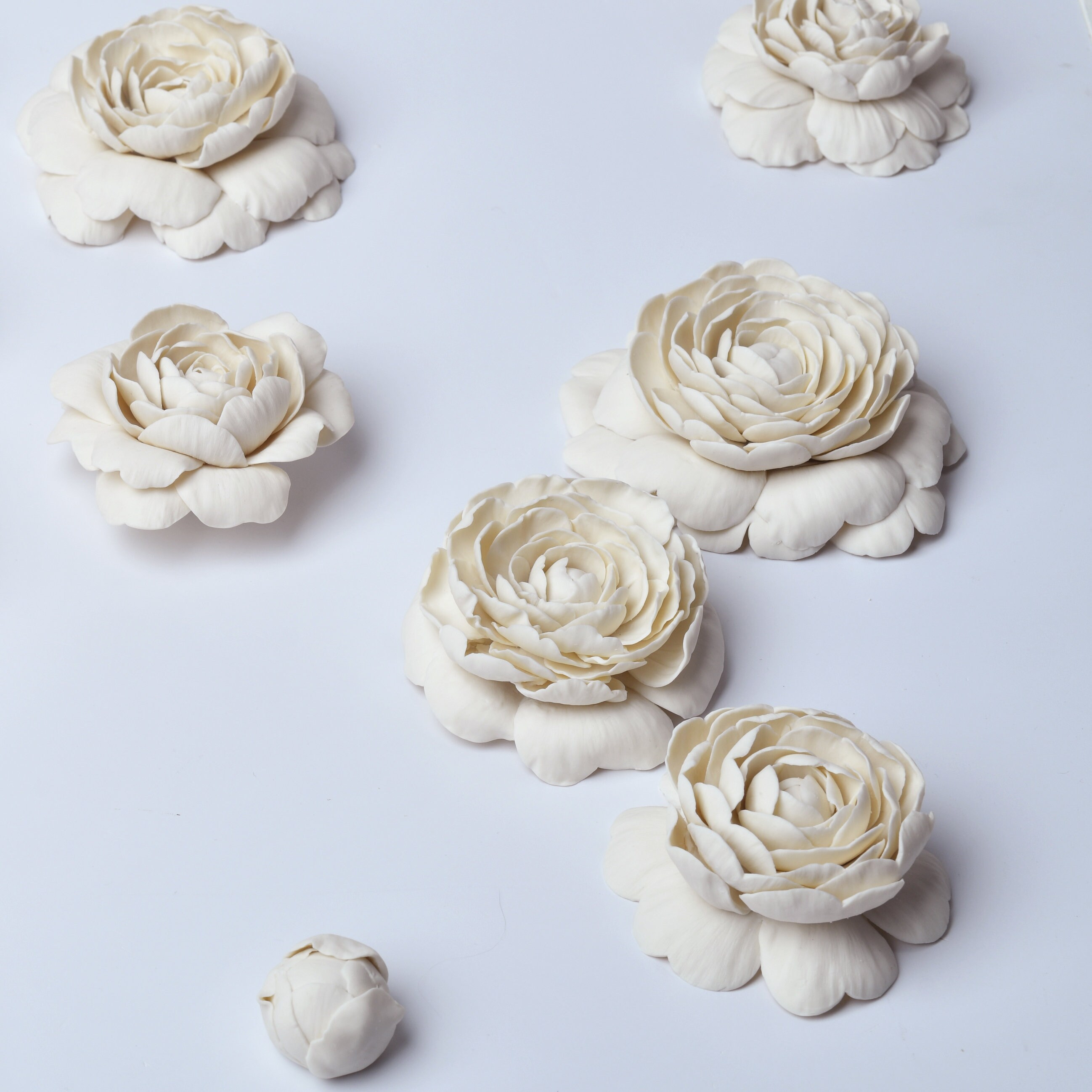 Wall Art Decor Wall Sculptures 3D Wall Art Porcelain Art Etsy