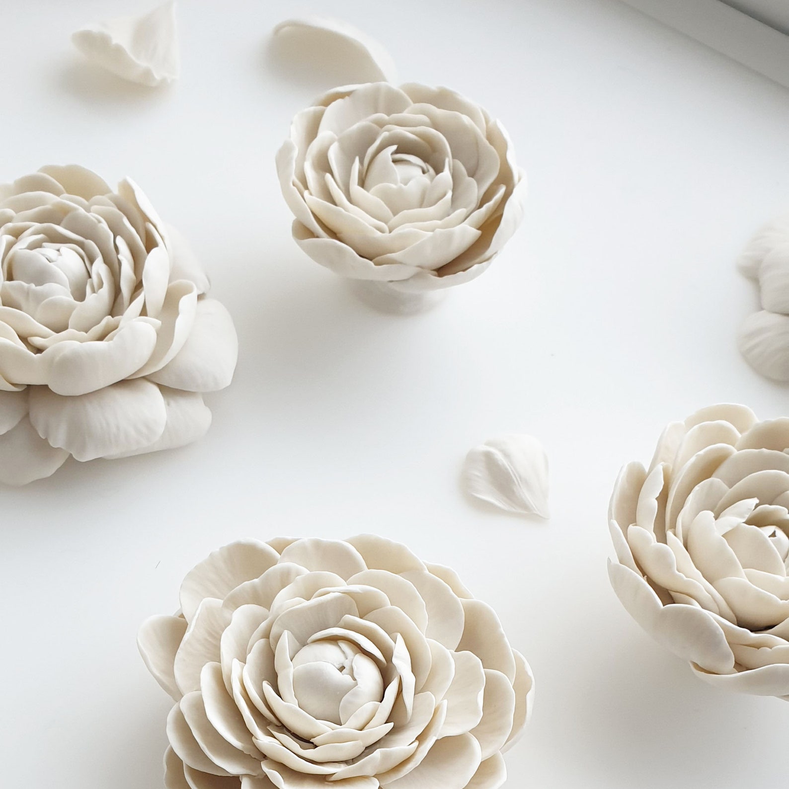 Wall Art Decor Wall Sculptures 3D Wall Art Porcelain Art Etsy