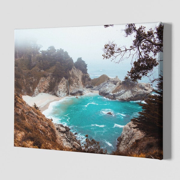 Julia Pfeiffer Burns State Park, Big Sur, United States, USA, Canvas Art Print