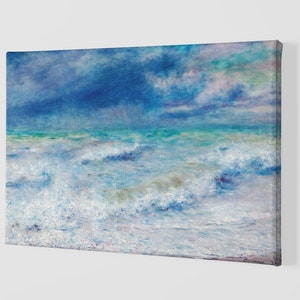 Seascape (1897) By Pierre Auguste Renoir Canvas Art Print