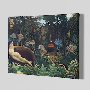 Henri Rousseau&#39;s The Dream Canvas Art Print