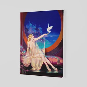 Henry Clive&#39;s Sultana (1925) Aesthetic Oil Painting Canvas Art Print