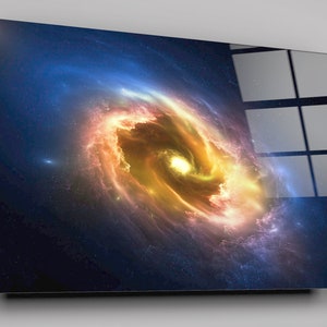 Sci Fi Spalce Galaxy High Gloss Acrylic Glass Wall Art Ready To Hang