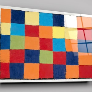 Qu 1 Color Chart By Paul Klee High Gloss Acrylic Glass Wall Art Ready To Hang