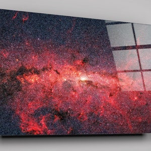 Milky Way Galaxy Stars NASA High Gloss Acrylic Glass Wall Art Ready To Hang