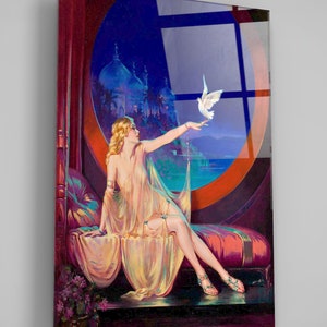 Henry Clive&#39;s Sultana (1925) Aesthetic Oil Painting High Gloss Acrylic Glass Wall Art Ready To Hang