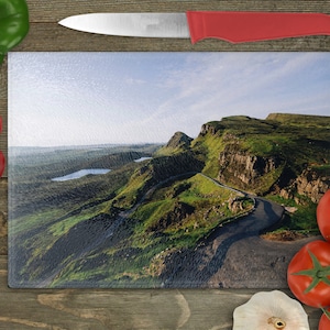 The Lake District in North West England Rectangular Glass Cuttingboard, Aesthetic Kitchen Decor