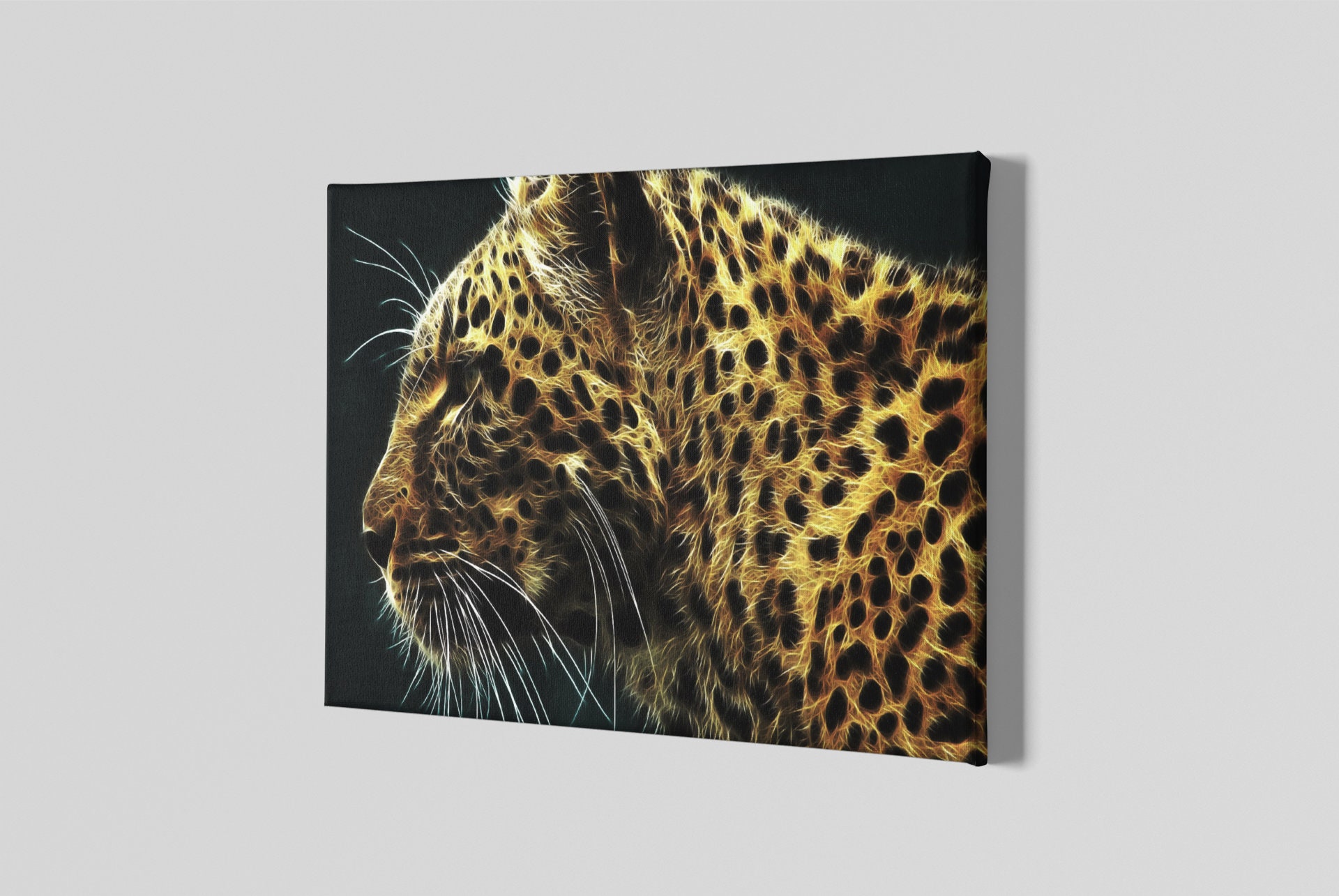Leopard High Gloss Acrylic Glass Wall Art Ready to Hang - Etsy