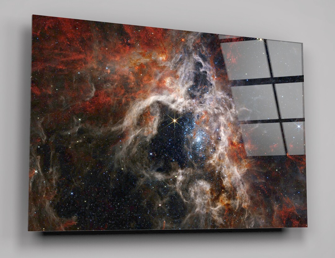 Tarantula Nebula NASA James Webb Telescope High Gloss Acrylic Glass ...